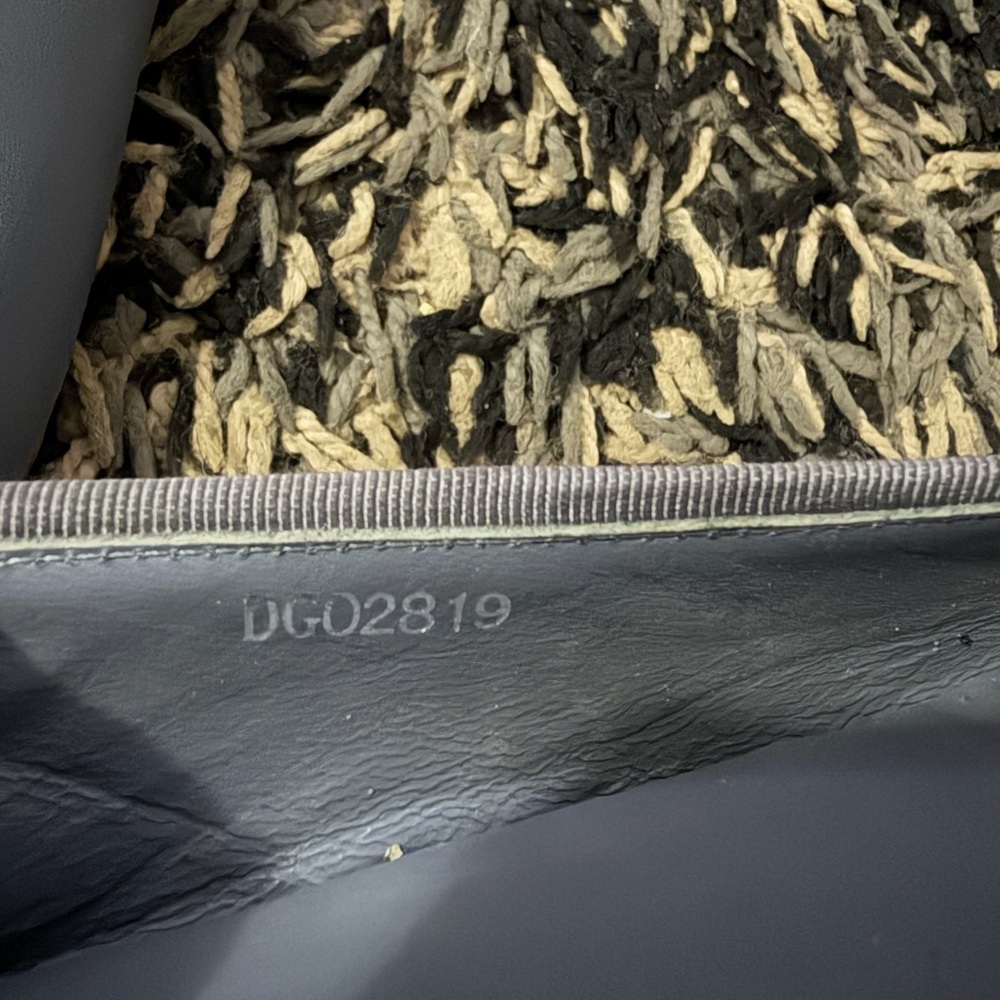 Authentic CHANEL Ballet Flats Blue Lambskin CC Logo Ballerina Shoes size 37 us 7 - Picture 4 of 10